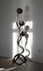 Gourd Floor Lamp: Handmade Bohemian Coastal Lighting - Image 3