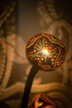 Gourd Table Lamp – Turkish Style Night Light, Coastal Decor - Image 4